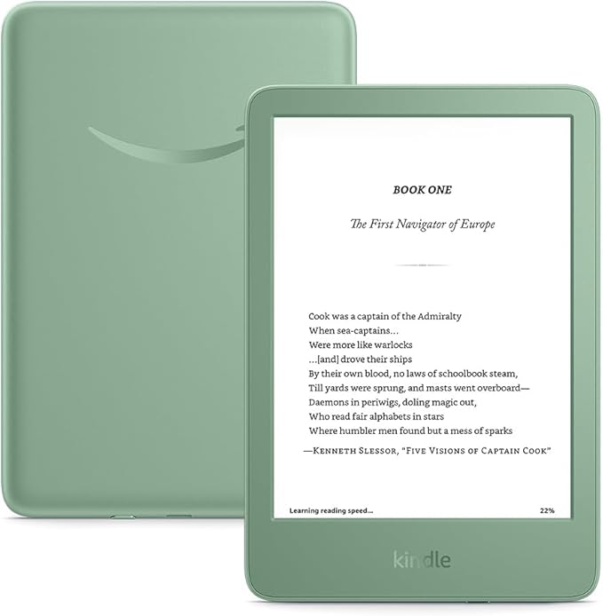 New Kindle (2024年発売) 6インチ16GB マッチャ Amazon NEW Kindle 2024 (11th gen) 16GB Matcha Green 6 in