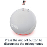 Echo Dot with Clock (5th Gen, 2022 release) | Smart speaker with Alexa