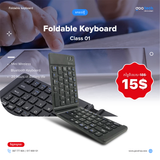 Foldable Mini Wireless Bluetooth Keyboard Class 01