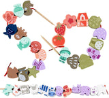 Wooden animals beads (67pcs)