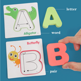 Wooden Arithmetic Digital Card