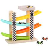 Wooden four track glider