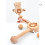 Wooden rattle set 5pcs-Newborn gifts