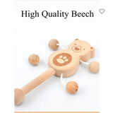 Wooden rattle set 5pcs-Newborn gifts
