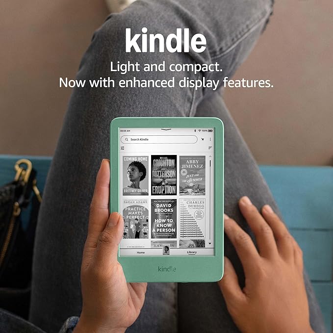 New Kindle 2024 16GB マッチャ 広告なし New Kindle 2024 16GB マッチャ 広告なし カバー付き Amazon.co