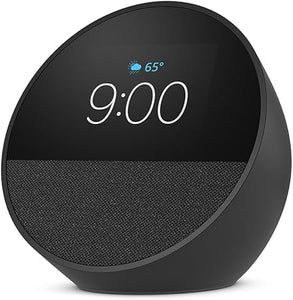 Amazon Echo Spot (2024 release), Smart alarm clock with vibrant sound + Alexa