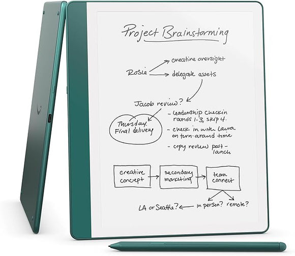 Kindle Scribe (64GB) 2024 AI - All your notes, docs, and books, unified in one sleek hub. Powered by cutting-edge AI for instant notebook summaries. Comes with the exclusive Premium Pen