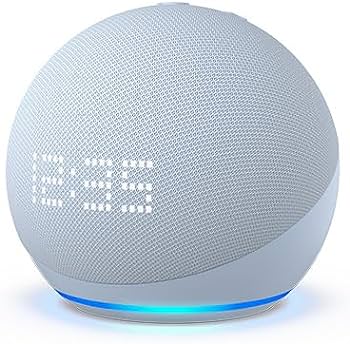 Echo Dot with Clock (5th Gen, 2022 release) | Smart speaker with Alexa