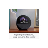Amazon Echo Spot (2024 release), Smart alarm clock with vibrant sound + Alexa