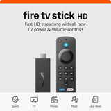 Amazon Fire TV Stick HD 2024 (newest model), free and live TV, Alexa Voice Remote, smart home controls, HD streaming