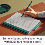 Kindle Scribe (64GB) 2024 AI - All your notes, docs, and books, unified in one sleek hub. Powered by cutting-edge AI for instant notebook summaries. Comes with the exclusive Premium Pen