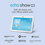Amazon Echo Show 8 3rd generation 2023 (newest model), With Spatial Audio, Smart Home Hub, and Alexa