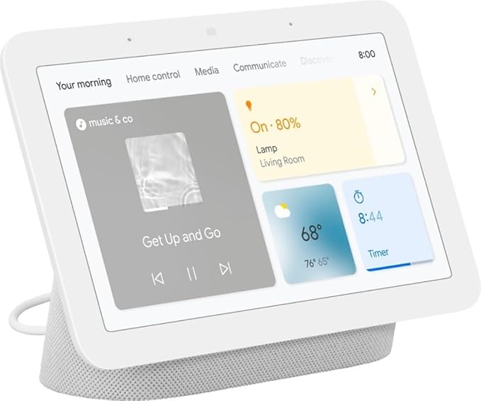 Google Nest Hub 7” Smart Display with Google Assistant (2nd Gen