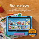 Fire HD 10 Kids (2023) - Case Colour: Blue | Ages 3–7