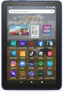 Amazon Fire HD 8 tablet, 8” HD Display, 64GB, 30% faster processor, designed for portable entertainment, (2022 release)