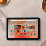 Fire HD10 (2023) Get the best-selling tablet with 3,000 kid videos already loaded, so your child can entertain them anywhere, even without Wi-Fi