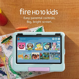 Amazon Fire HD 10 Kids Tablet (latest 2023 model) | Features a vibrant 10.1-inch HD display with included ad-free content and exclusive apps, robust parental controls, long-lasting 13-hour battery life, and 32 GB storage, perfect for kids in Cambodia.