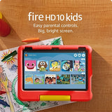 Amazon Fire HD 10 Kids Tablet (latest 2023 model) | Features a vibrant 10.1-inch HD display with included ad-free content and exclusive apps, robust parental controls, long-lasting 13-hour battery life, and 32 GB storage, perfect for kids in Cambodia.