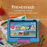 Amazon Fire HD 10 Kids Tablet (latest 2023 model) | Features a vibrant 10.1-inch HD display with included ad-free content and exclusive apps, robust parental controls, long-lasting 13-hour battery life, and 32 GB storage, perfect for kids in Cambodia.