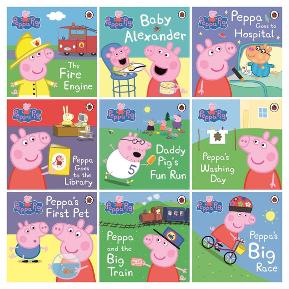 Peppa the fire engine - Book Set of 9pcs