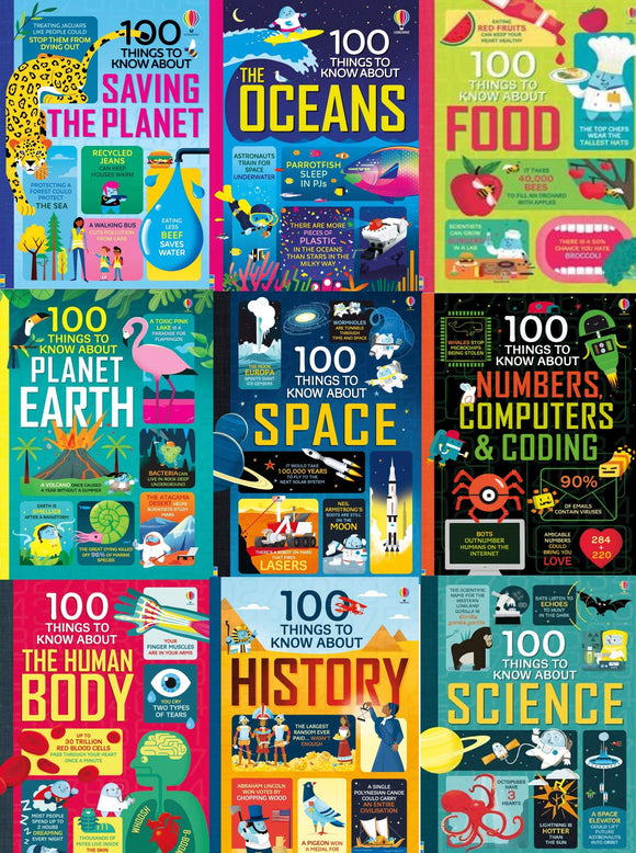 The 100 Things to know about - Book Set of 6pcs