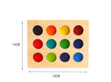 Rainbow sorting board (12pcs)