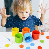 Colorful Counting Bears with Matching Cups Sort Count & Color Recognition Learning Toy for Toddler & Kids