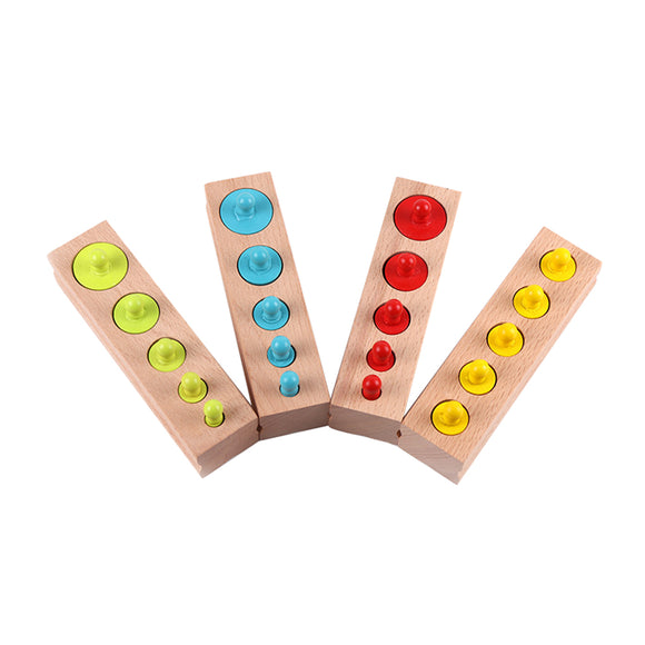 Wooden colorful sockets