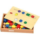 Montessori Colorful Stick Beading