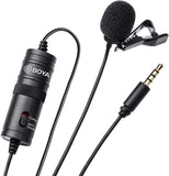 BOYA by M1 3.5mm Condenser Lavalier Microphone