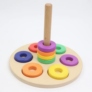Stable Stacker with colorful rings