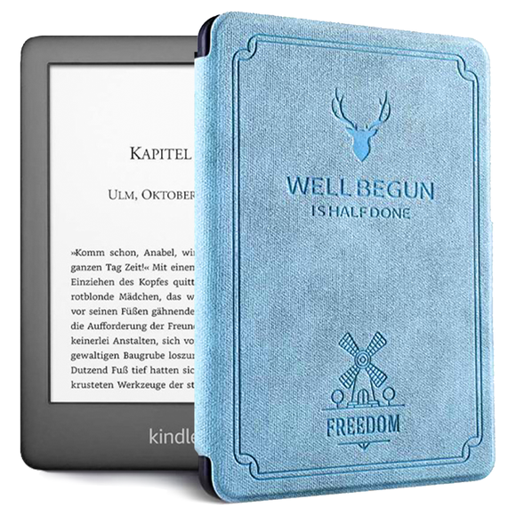 All New Kindle (2020) Smartcase / Plain Case - Well Begun is Haft Done